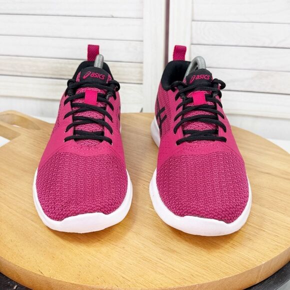 ASICS Kanmei Running Trainers Sneakers Shoes Hot Pink Black Women 9.5 T7H6N - Picture 2 of 11